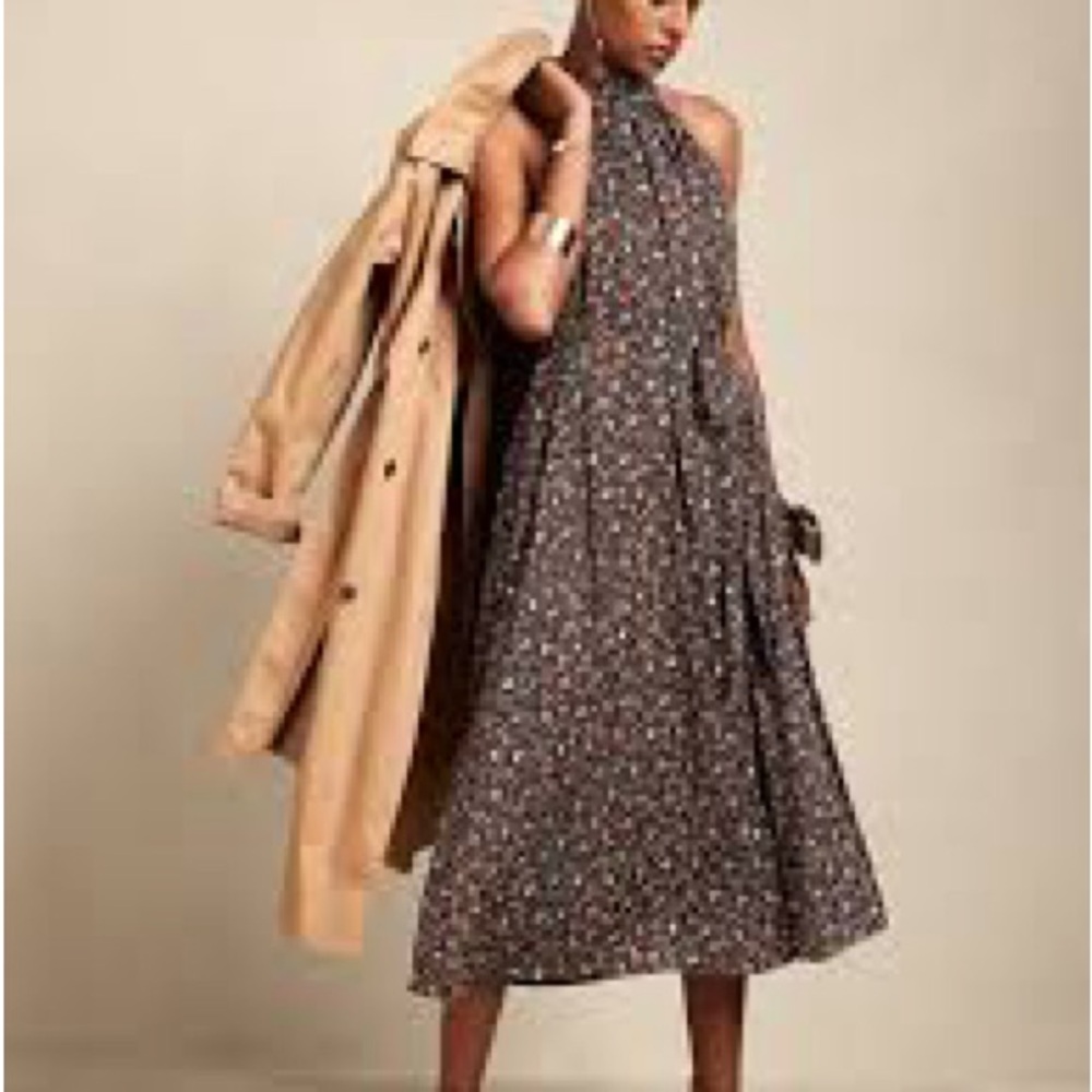 Banana Republic Halter Midi Dress